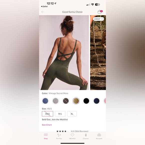 FP Movement Good Karma onesie in vintage moss - Picture 3 of 7